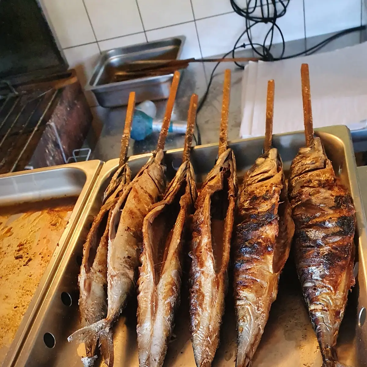 トラウトの丸焼き, Steckerlfisch in Abersee